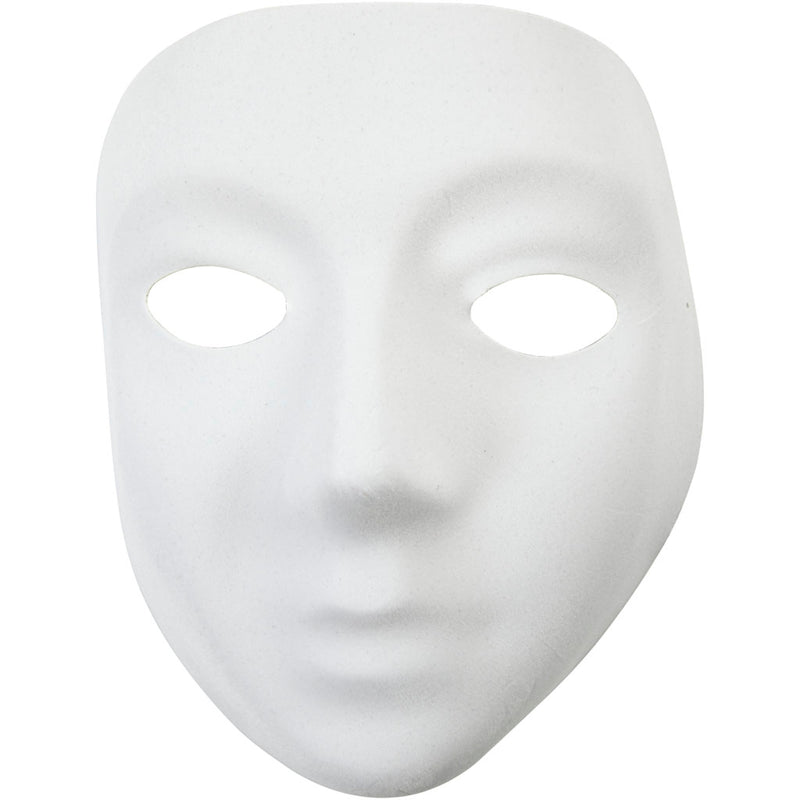 Afbeelding laden in galerijviewer, Creativ company masker wit kunststof velour

