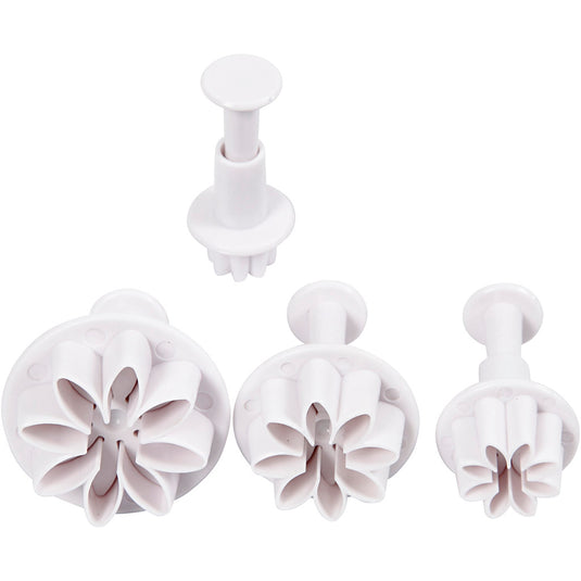 Creativ company uitsteekvormen met stempel bloem,4st.