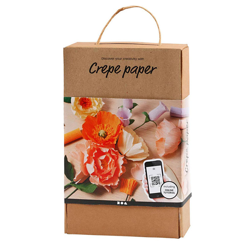 Load image into Gallery viewer, Creativ company crêpepapier bloemen maken kit
