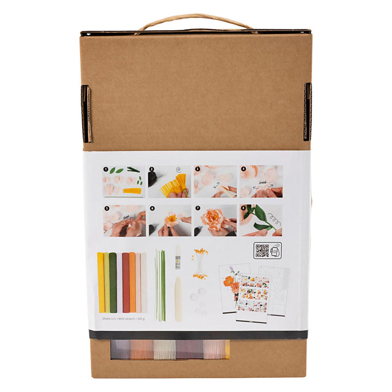 Load image into Gallery viewer, Creativ company crêpepapier bloemen maken kit
