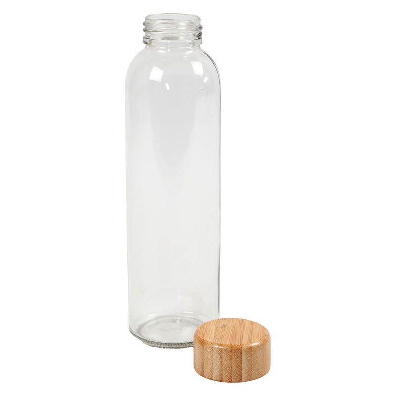 Afbeelding laden in galerijviewer, Creativ company waterfles met bamboe deksel
