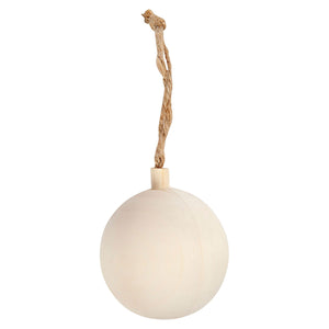 Creativ company kerstbal hanger hout, 5,5cm