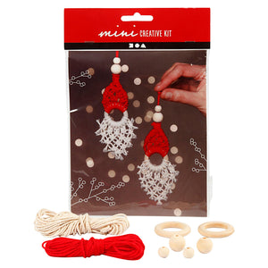 Creativ company mini creative kit hanger kerstkabouter