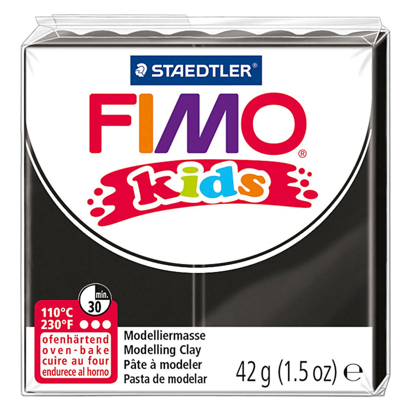 Load image into Gallery viewer, Fimo kids boetseerklei zwart, 42gr
