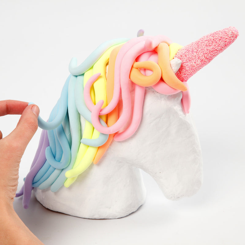 Afbeelding laden in galerijviewer, Creativ company eenhoorn hoofd papier-maché
