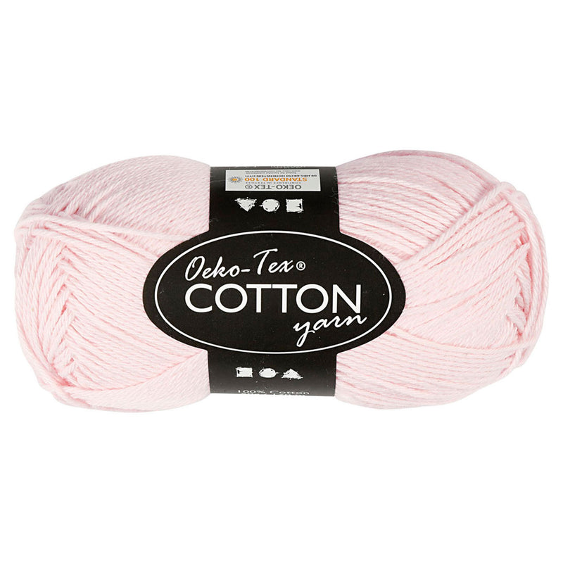 Load image into Gallery viewer, Creativ company katoengaren, dusty rose, 50gr, 170m

