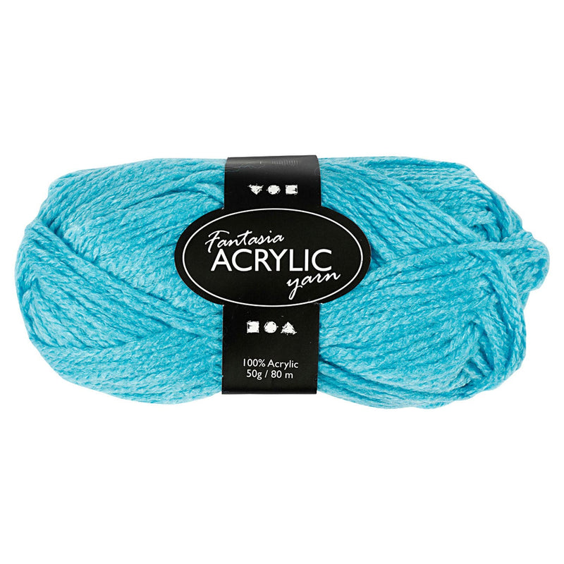 Load image into Gallery viewer, Creativ company acrylgaren, turqoise, 50gr, 80m
