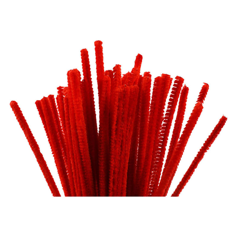 Load image into Gallery viewer, Creativ company chenille rood 30cm, 50st.
