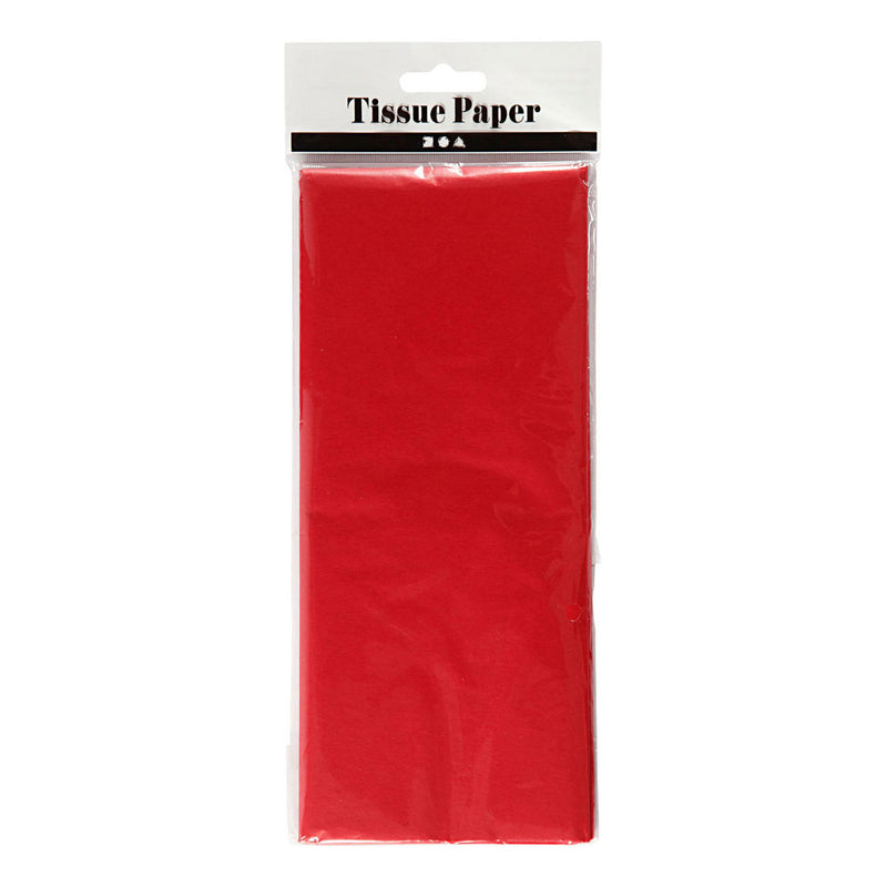 Load image into Gallery viewer, Creativ company tissuepapier rood 10 vellen 14 gr, 50x70cm
