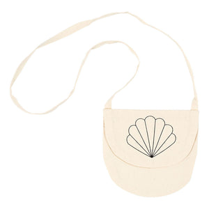 Creativ company schoudertas katoen oesterschelp, 15x14cm