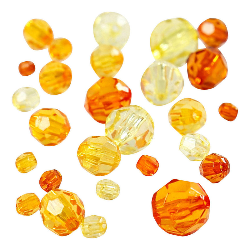Afbeelding laden in galerijviewer, Creativ company https: www.cchobby.nl facet-kralen-afm-4-12-mm-gatgrootte-1-2-5-mm-ca-170-stuk-geel-45-gr-1-doos
