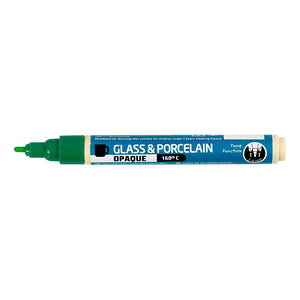 Creativ company glas- en porseleinstift dekkend - groen