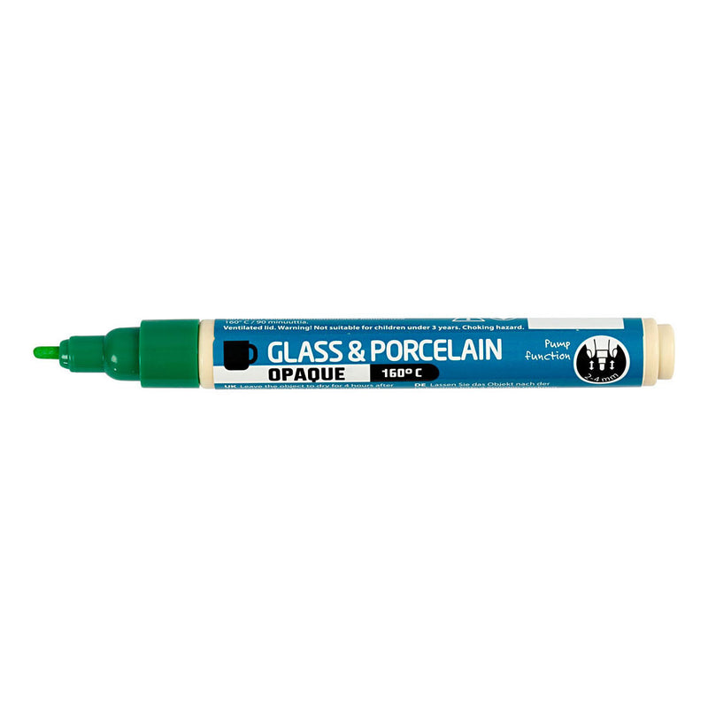 Afbeelding laden in galerijviewer, Creativ company glas- en porseleinstift dekkend - groen
