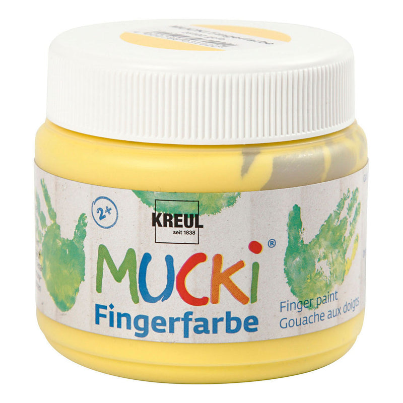 Load image into Gallery viewer, Creativ company mucki vingerverf geel, 150ml
