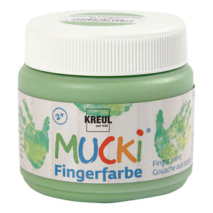 Creativ company mucki vingerverf groen, 150ml