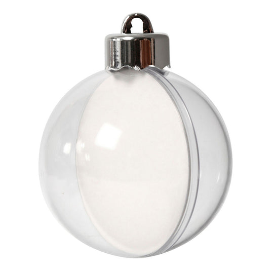 Creativ company deco ballen transparant 6cm, 8st.