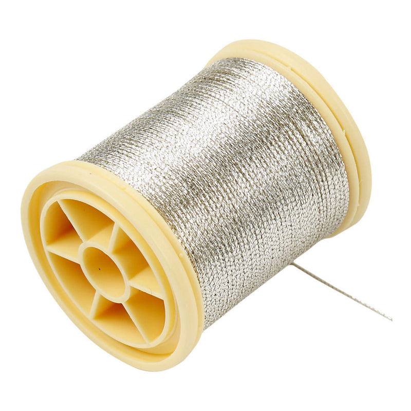Chargez l'image dans la visionneuse de la galerie, Creotime dmc metallic draad zilver, 40m
