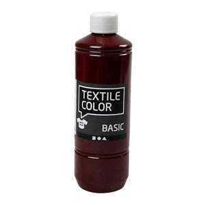 Creativ company textiel color verf - bruin, 500ml
