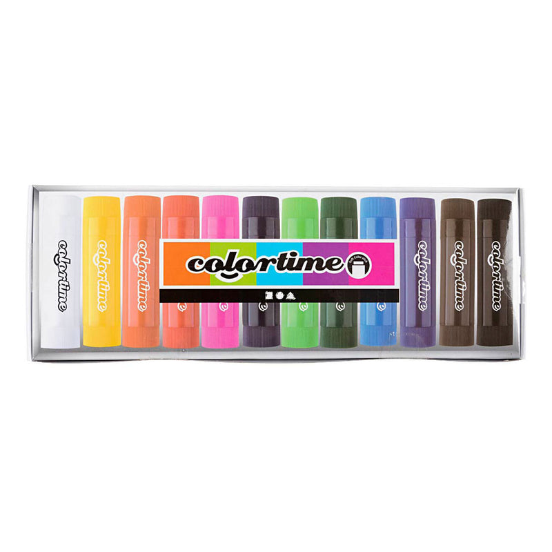 ギャラリービューアに画像をロードする, Creativ company soft color stick krijt kleur, 12st.

