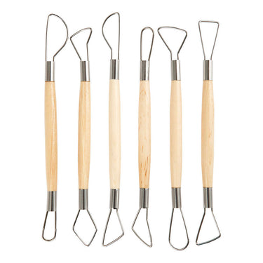 Creativ company https: www.cchobby.nl kleilusgereedschappen-ronde-kanten-l-20-cm-6-stuk-1-doos