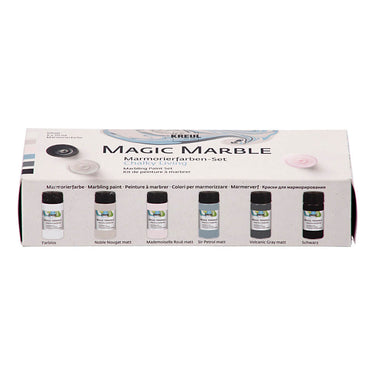 Creativ company magic marble verf pastelkleuren, 6x20ml