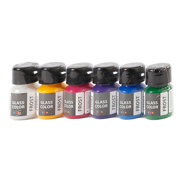Creativ company http: www.cchobby.nl glass-color-frost-diverse-kleuren-6x30-ml-1-doos