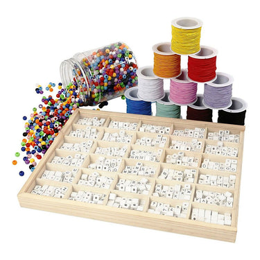 Creativ company http: www.cchobby.nl groepsset-letterkralen-voor-je-armband-1-set-97768