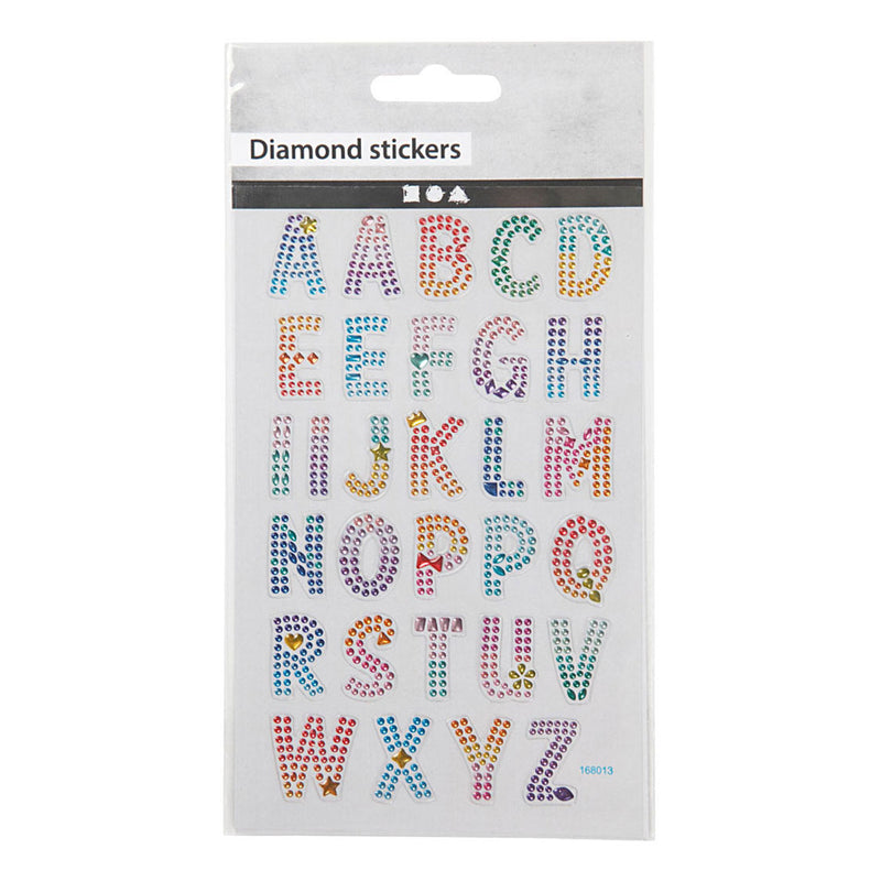 Chargez l'image dans la visionneuse de la galerie, Creativ company diamant stickers alfabet, 1 vel
