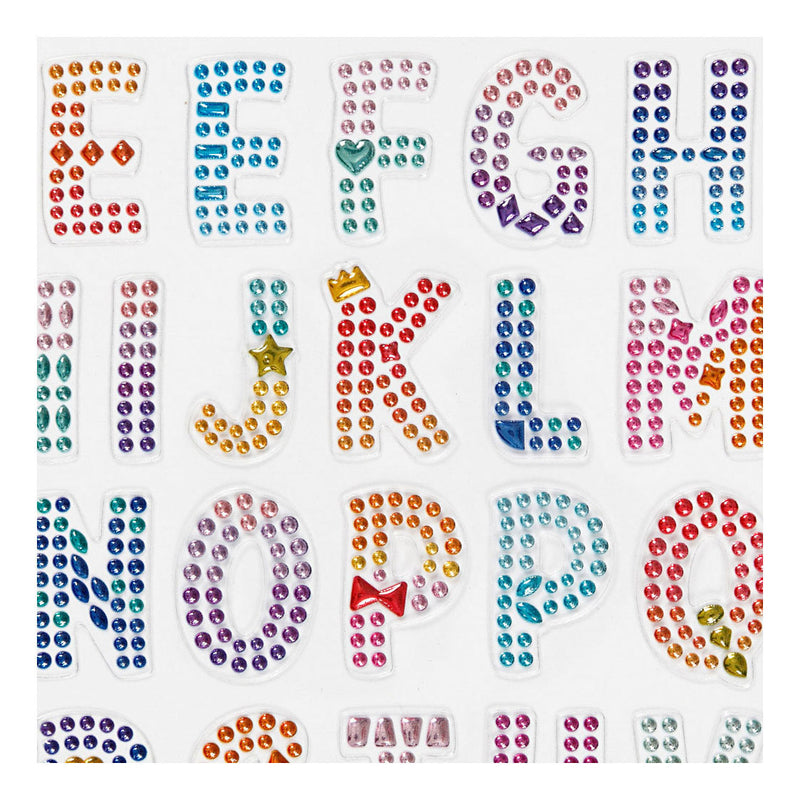Afbeelding laden in galerijviewer, Creativ company diamant stickers alfabet, 1 vel
