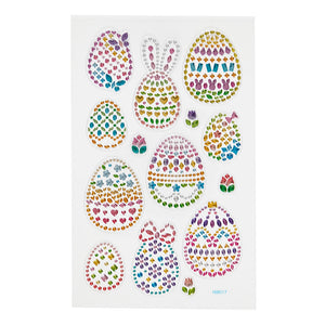 Creativ company diamant stickers paaseieren, 1 vel