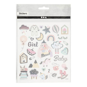 Creativ company stickers baby girl, 1 vel