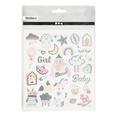Creativ company stickers baby girl, 1 vel
