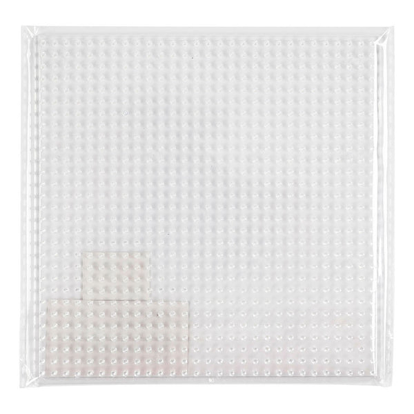 Strijkkralenbordje Vierkant Helder, 14,5 x 14,5cm