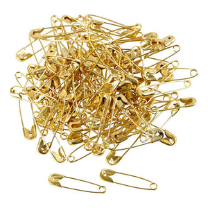 Creativ company veiligheidsspelden l: 22 mm dikte 0 6 mm goud 100stuks