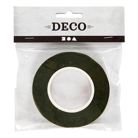 Creativ company floral tape donkergroen, 7m