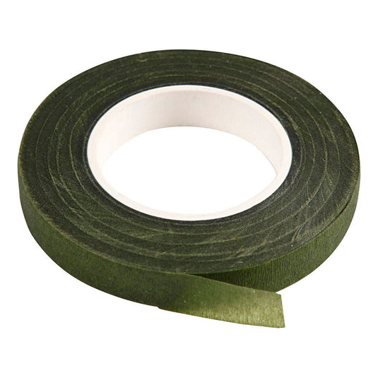 Creativ company floral tape donkergroen, 7m