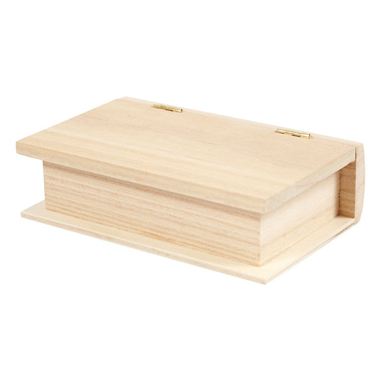 Creativ company houten boek doos, 14x9x4cm