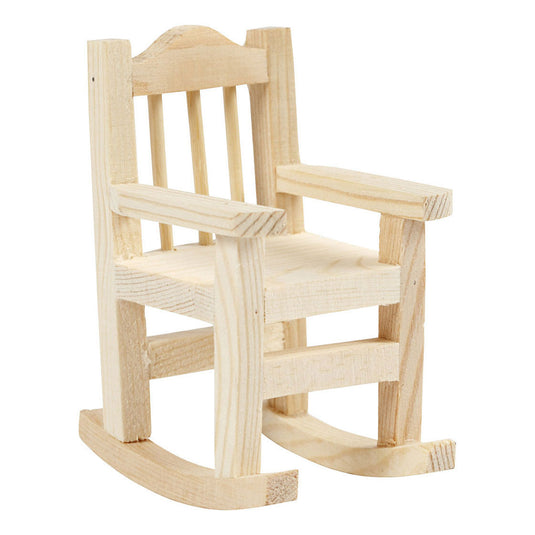 Creativ company houten mini schommelstoel