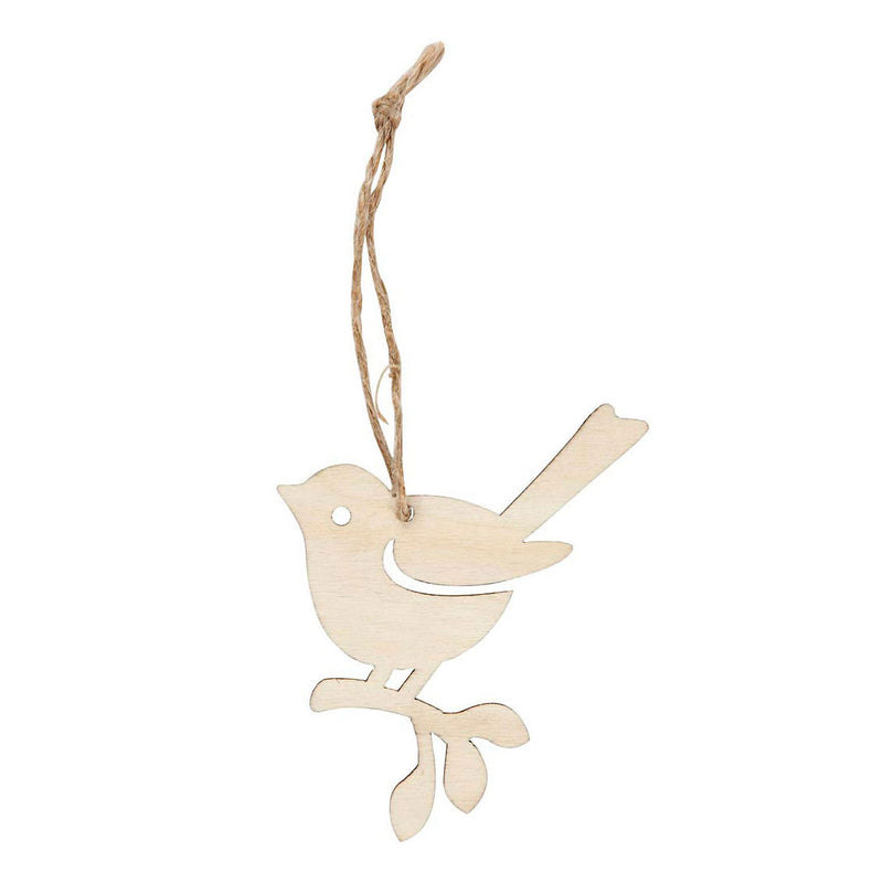 Load image into Gallery viewer, Creativ company houten hanger vogel, set van 5
