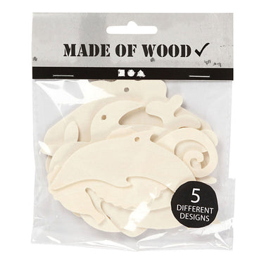 Creativ company http: www.cchobby.nl zeedieren-om-op-te-hangen-zeepaard-schildpad-dolfijn-schelp-en-walvis-h-5-10-cm-b-5-10-cm-gatgrootte-3-mm-dikte-2-mm-5-stuk-1-doos