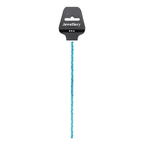 Creativ company facet kralen turquoise, 45st.