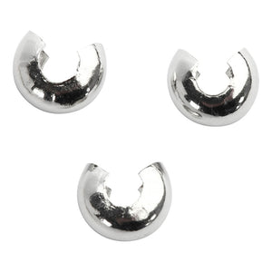 Creativ company metalen hoes verzilverd, 50st.