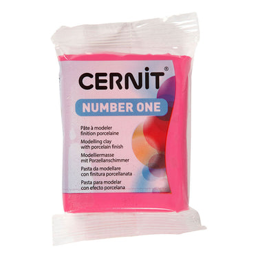Creativ company cernit boetseerklei raspberry, 56 gram