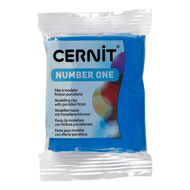 Creativ company cernit boetseerklei blauw, 56 gram