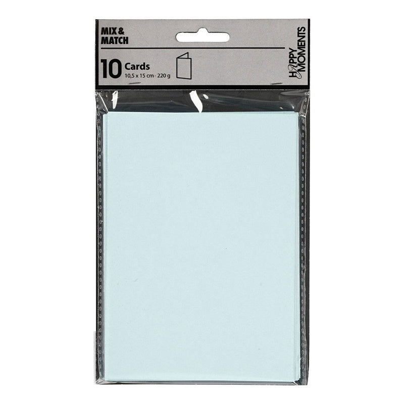 Load image into Gallery viewer, Creativ company kaarten lichtblauw 10,5x15cm, 10st.
