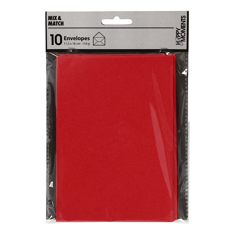 Load image into Gallery viewer, Creativ company envelop rood, 11,5x15cm, 10st.
