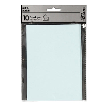 Creativ company envelop lichtblauw, 11,5x15cm, 10st.