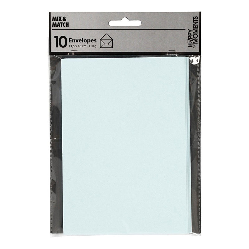 Load image into Gallery viewer, Creativ company envelop lichtblauw, 11,5x15cm, 10st.
