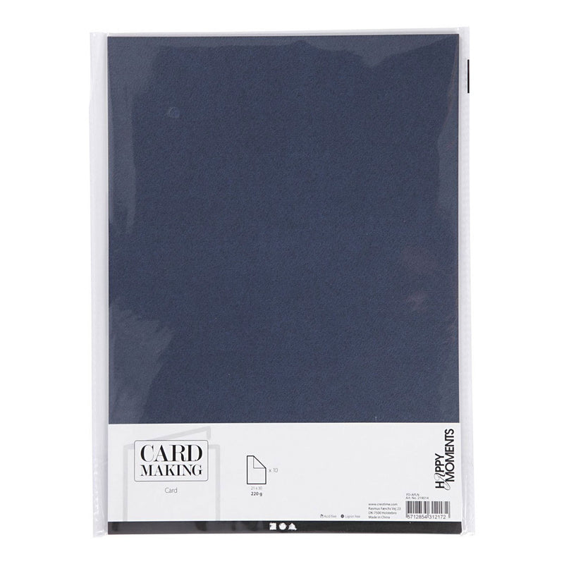Load image into Gallery viewer, Creativ company karton blauw a4 220g, 10st.
