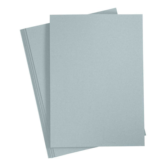 Creativ company karton, a4, vel 210x297 mm, 220 gr, grijs, 10 stuk 1 doos